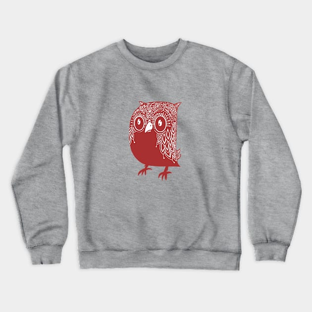 Owl Crewneck Sweatshirt by chuppy